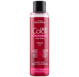 Joanna Ultra Color System Hair Rinse płukanka do włosów nadająca różowy odcień Różowa 150ml