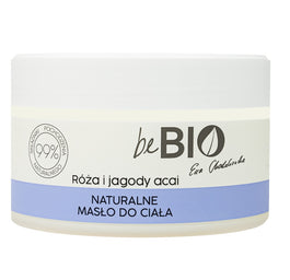 BeBio Ewa Chodakowska Naturalne masło do ciała Róża i Jagody Acai 200ml