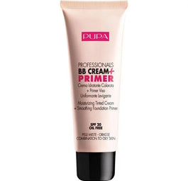 Pupa Milano Professionals BB Cream & Primer SPF20 krem BB + baza pod makijaż do cery mieszanej i tłustej 001 Nude 50ml