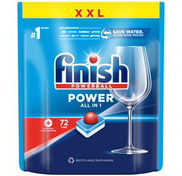 Finish Power All in 1 tabletki do zmywarki Fresh 72szt