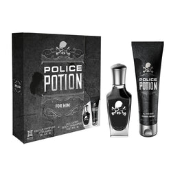 Police Potion For Him zestaw woda perfumowana spray 30ml + żel pod prysznic 100ml