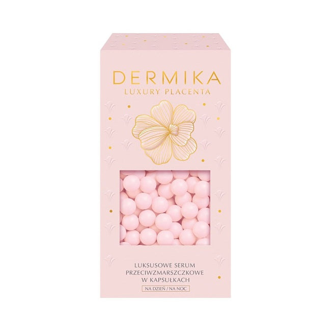 Dermika Luxury Placenta luksusowe serum przeciwzmarszczkowe w kapsułkach 60g