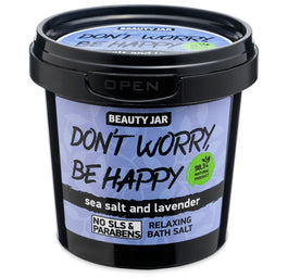 BEAUTY JAR Don't Worry Be Happy relaksująca sól do kąpieli 150g