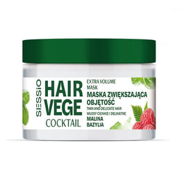 Sessio Hair Vege Cocktail maska zwiększająca objętość włosów Malina i Bazylia 250g