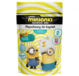 Minionki Wejście Gru pianotwory do kąpieli Owocowe Zapachy 6x20g