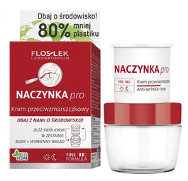 Floslek Naczynka Pro krem przeciwzmarszczkowy na dzień i noc słoik + wkład 50ml