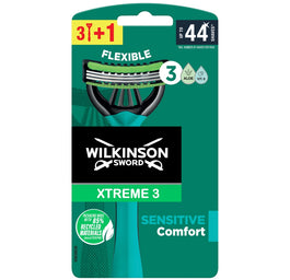 Wilkinson Xtreme3 Comfort Sensitive jednorazowe maszynki do golenia dla mężczyzn 4szt