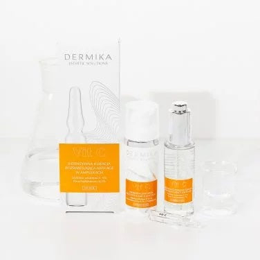 Dermika Esthetic Solutions Vit C skoncentrowane serum rozświetlające anti-age na dzień i na noc 30ml