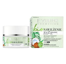 Eveline Cosmetics Bio Nawilżenie głęboko nawilżający krem łagodzący 50ml