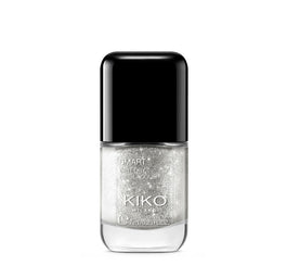 KIKO Milano Smart Nail Lacquer Biodegradable Glitter Edition szybkoschnący lakier do paznokci z biodegradowalnym brokatem 311 Holo Silver 7ml