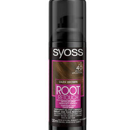 Syoss Root Retouch spray do maskowania odrostów Ciemny Brąz 120ml