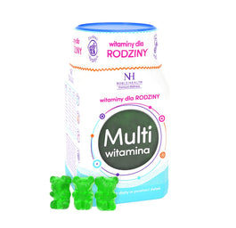 Noble Health Premium Wellness witaminy dla rodziny suplement diety w postaci żelek 300g