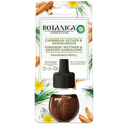Air Wick Botanica wkład do elektrycznego odświeżacza Karaibski Wetiwer & Drzewo Sandałowe 19ml