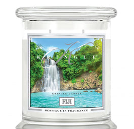Kringle Candle Średnia świeca zapachowa z dwoma knotami Fiji 411g
