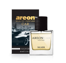 Areon Car Perfume Glass perfumy do samochodu Silver