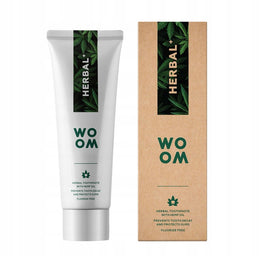 Woom Herbal+ ziołowa pasta do zębów 75ml