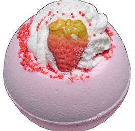 Bomb Cosmetics Strawberry Sunrise Bath Blaster musująca kula do kąpieli 160g