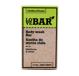 Love Bar Body Wash Bar kostka do mycia ciała Matcha & Limonka 2x30g