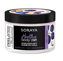 Soraya Healthy Body Diet Peelates wygładzająco-odżywczy scrub do ciała z olejkiem z czarnej porzeczki 200g