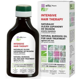 Elfa Pharm Intensive Hair Therapy Natural Burdock Oil naturalny olejek łopianowy do włosów przeciw wypadaniu z aktywatorem wzrostu 100ml