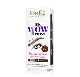 Delia My Wow Brows henna do brwi 4.0 Brąz 6ml