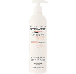 Byphasse Lait Corporel Nutritif Nourishing Body Milk migdałowe mleczko do ciała do suchej skóry 500ml