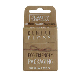 Beauty Formulas Eco Friendly Dental Floss ekologiczna woskowana nić dentystyczna 50m