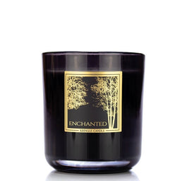 Kringle Candle Black Line Collection świeca z dwoma knotami Enchanted 340g