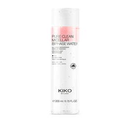 KIKO Milano Pure Clean Micellar Biphase Water dwufazowy płyn micelarny do oczyszczania twarzy okolic oczu i ust 200ml