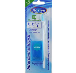 Active Oral Care Interdental Brush szczoteczka międzyzębowa + wymienne nasadki 0.45mm 10szt.