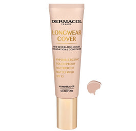Dermacol Longwear Cover Make-Up podkład i korektor do twarzy 03 Beige 30ml