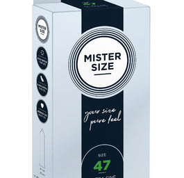 Mister Size Condoms prezerwatywy dopasowane do rozmiaru 47mm 10szt.