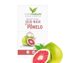 Cosnature Beautiful Skin-Mask naturalna upiększająca maska do twarzy z różowym pomelo 2x8ml