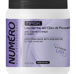 NUMERO Smoothing Mask With Avocado Oil wygładzająca maska z olejkiem z awokado 1000ml