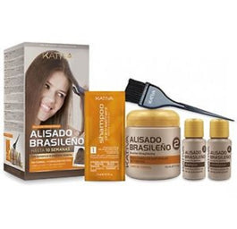 Kativa Brazilian Straightening zestaw keratynowy z arganem do wygładzania i prostowania włosów 145ml