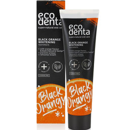 Ecodenta Black Orange Whitening Toothpaste czarna wybielająca pasta do zębów o smaku pomarańczowym 100ml