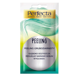 Perfecta Peeling gruboziarnisty głęboko oczyszcza redukuje nadmiar sebum wygładza 8ml