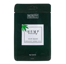 Beauty Formulas Hemp Beauty Hair Mask maska do włosów z organicznym olejem konopnym 24g