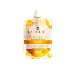 ORIENTANA Glow naturalna maseczka do twarzy Złota Aralia 30ml