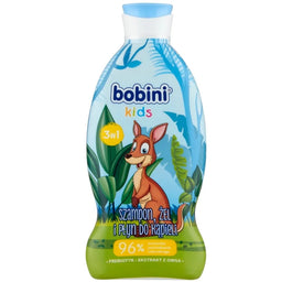 Bobini Szampon żel i płyn do kąpieli 3w1 Super Owoce – Kangur 330ml