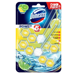 Domestos Power 5 kostka toaletowa Lime 2x55g