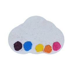 Bomb Cosmetics Watercolours Bath Bomb wielokolorowa musująca kula do kąpieli Raining Rainbows 150g