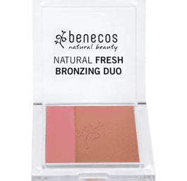 Benecos Natural Fresh Bronzing Duo naturalny podwójny puder brązujący Ibiza Nights 8g