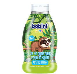 Bobini Płyn do kąpieli i mycia ciała 2w1 Leniwiec 660ml