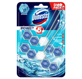 Domestos Power 5 Ocean kostka toaletowa 2x55g