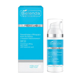 Bielenda Professional SupremeLab Hydra-Hyal2 Injection SPF15 nawadniająco-liftingujący krem do twarzy z kwasem hialuronowym 50ml