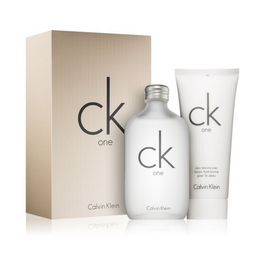 Calvin Klein CK One zestaw woda toaletowa spray 200ml + balsam do ciała 200ml