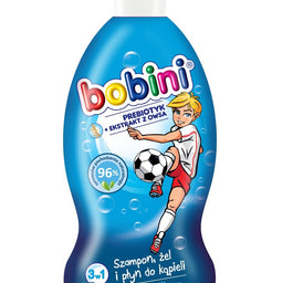 Bobini Szampon żel pod prysznic i płyn do kąpieli Super Piłkarz 330ml