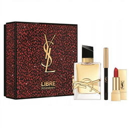 Yves Saint Laurent Libre Pour Femme zestaw woda perfumowana spray 50ml + Mini Rouge Pur Couture 1.3g + Dessing Du Regard Couture 0.8g