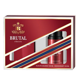 La Rive Brutal Classic zestaw płyn po goleniu 100ml + dezodorant spray 150ml